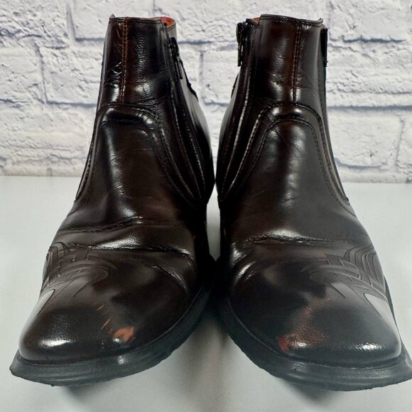 Robert Wayne Disturb Western Style Men's Boots Size 13 - Picture 9 of 16